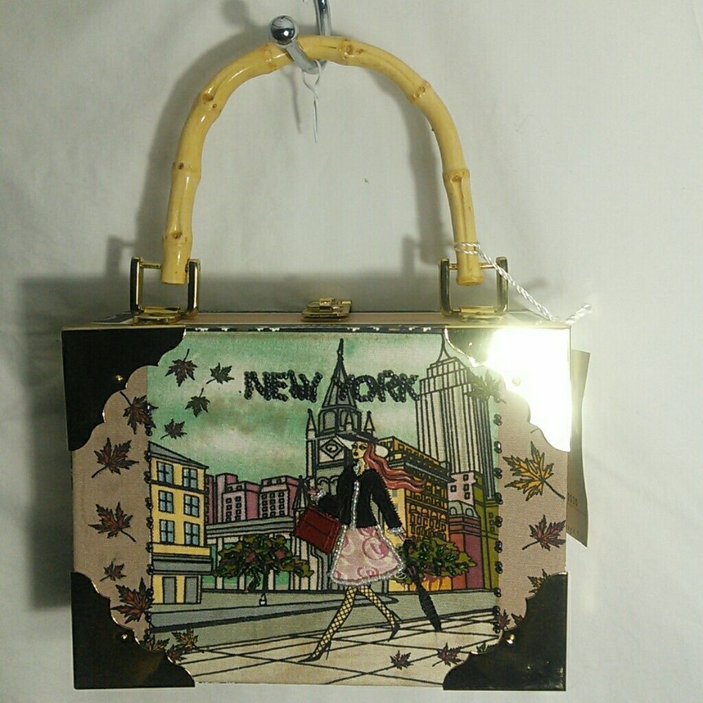 PREZZO cigar box handbag